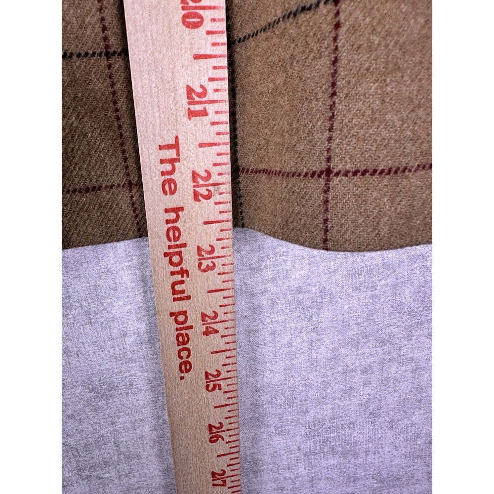 Pendleton Checkered Virgin Wool Jacket Zip Front … - image 10